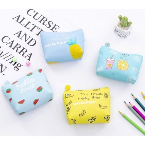 Small Fresh Vitality Pu Childrens Handbag Girl Mini Coin Purse Cartoon Cute Womens Earphones Storage Bag Wallet