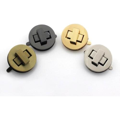 1pcs Metal Bag Turn Lock Twist Lock Clasp for Leather Craft Women Bag Handbag Shoulder Bag Purse DIY Hardware Accessories 35mm