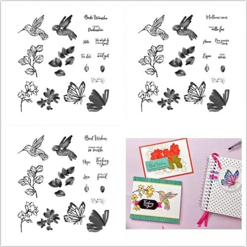 Butterfly Metal Cutting Dies and Stamps for DIY Scrapbooking Card Stencil Paper Craft Handmade Album Handbook Decoration