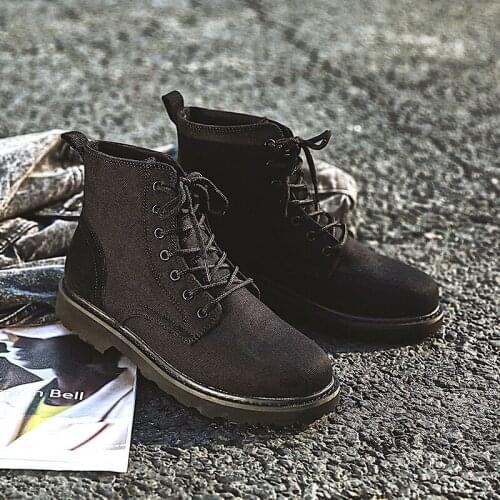 New Brand Men Desert Boots Leather Winter Boots Work Safety Motorcycle Ankle Boots Men Oxford Sneakers high top Chelsea shoes