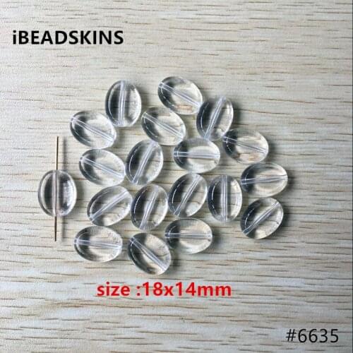 New arrival! 18x14mm 420pcs/lot clear Acrylic oval shape charm beads #6635(Design as shown )