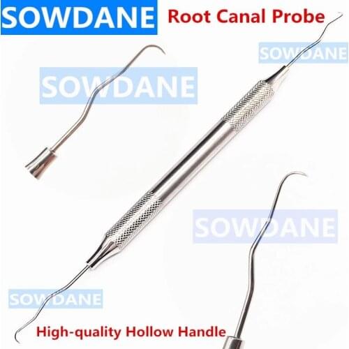 New Dental Root Canal Probe Explorer with Scaler Dental teeth Whitening Instrument Tool High Quality