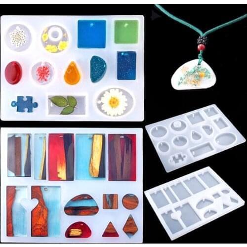 Necklace Alien Stone pendant mold New DIY Jewellery crystal drop glue bracelet resin manual pendant making silica gel mold