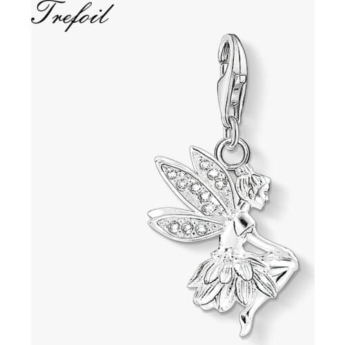 Cute Little Elf Charms Pendant,2019 Fashion Jewelry 925 Sterling Silver Magically Gift For Women Men Fit Bracelet 2020 New