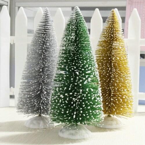 Counter Christmas decorations shop window decoration Christmas tree Christmas tree festivals gold and silver Christmas tree