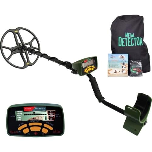 Professional Underground Metal Detector MD6350 with 12'' Inch Butterfly Coil Waterproof Beach Gold Detect Treasure Hunting