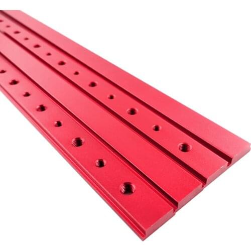 Aluminum T-Tracks Slot Miter Track Aluminium Alloy Miter Bar Slider Table Saw Miter Gauge Rod for Woodworking DIY Tools