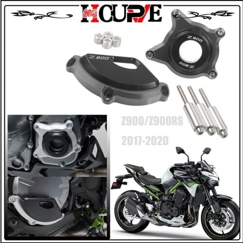 Motorcycle CNC Engine Guard Left Right Engine Cover Crash Protector For KAWASAKI Z900 Z 900 Z900RS Z900 RS 2017-2021