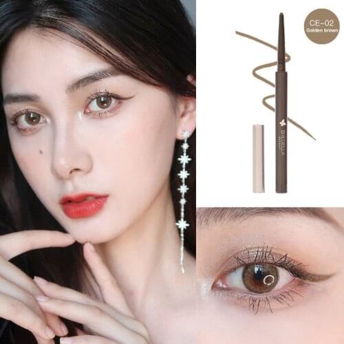 1PC Liquid Eyeliner Stamp Pen Delicate Waterproof Makeup Women Eye Liner Pencil Korean Cosmetics Beauty Tools TSLM1