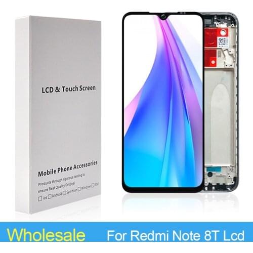 1Pcs Note 8 T Display For Xiaomi Redmi Note 8T LCD Screen With Touch Panel Digitizer Assembly Repair Part Free Shipping