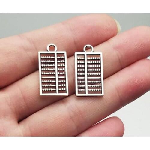 30pcs/lot--24x13mm, Antique silver plated Abacus charms,DIY supplies,Jewelry accessories