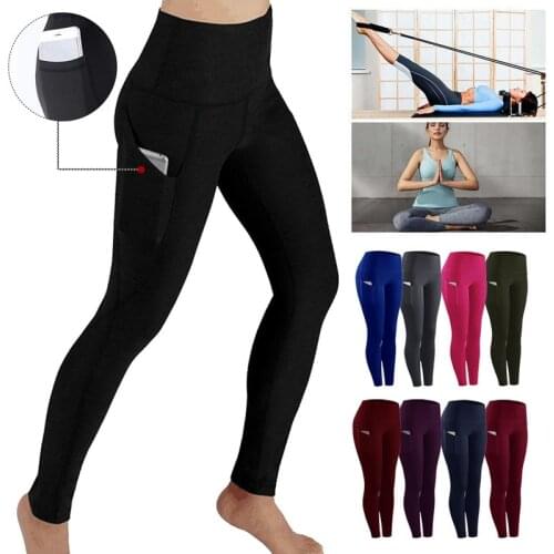 Seamless Leggings High Waist Woman Fitness Yoga Pants with pocket Push Up Gym Sport Leggins Slim Stretch Running Tights Female
