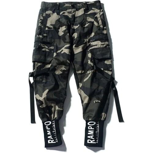 2021 New Brand Clothing Men Camouflage Cargo Pants Street Fashion Male Hip Hop Pencil Pants Mens 100 % Casual Sweatpants