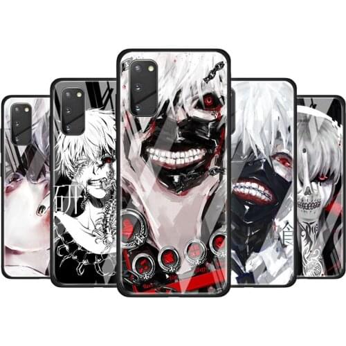 Tokyo Ghoul Japanese for Samsung Galaxy S20 FE Ultra Note 20 S10 Lite S9 S8 Plus Luxury Tempered Glass Phone Case Cover