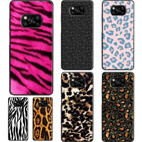 Tiger Zebra Leopard Print For POCO F3 F1 F2 M3 X3 Pro Phone Case For Xiaomi Mi 11 Lite Ultra 10T Pro Mi Note 10 Lite
