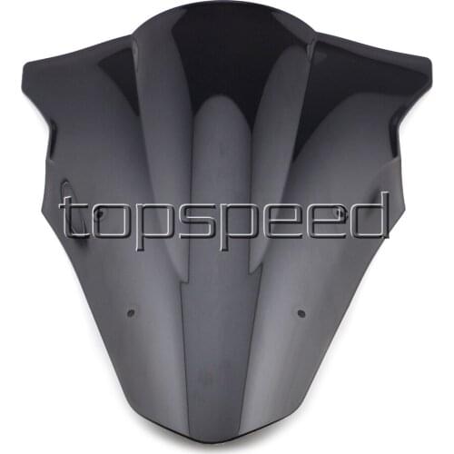 Black Windshield Windscreen For Kawasaki NINJA 650 ER-6F EX650R 2012 2013 2014 2015 2016 Windshield Windscreen