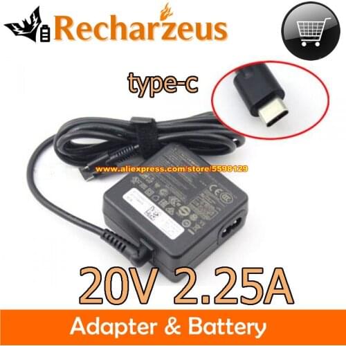 For Toshiba PA5279U-1ACA PA5257E-1AC3 PA5257U-1ACA Adapter 20V 2.25A 45W Power Charger Type C Portege X20W-E-10H X30-E X30-D X20