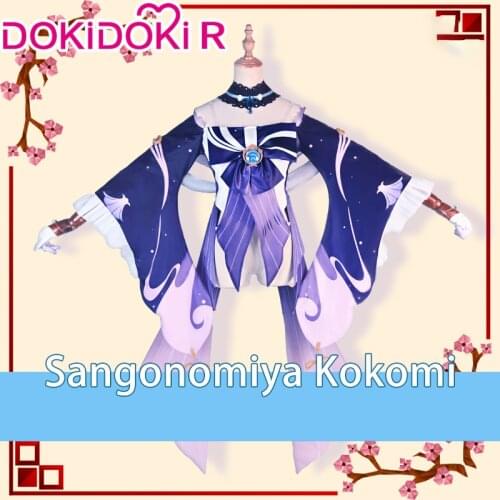 DokiDoki-R Game Genshin Impact Cosplay Halloween Kokomi Cosplay Costume Genshin Impact Kokomi Cosplay Costume