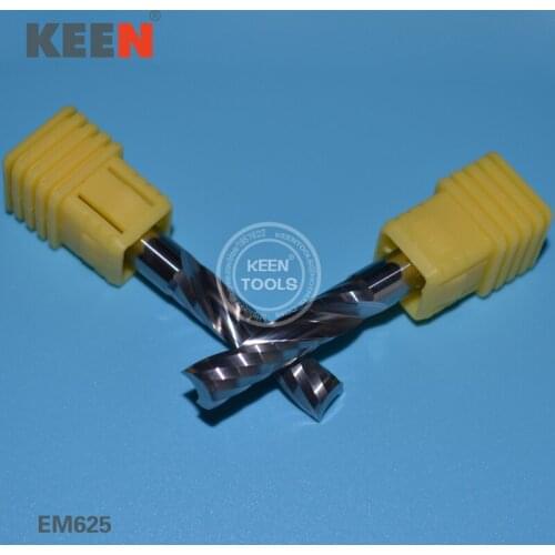 EM6.25mm(H2) CNC Cutting Tools, One Flute Cutter, Woodworking Bits, Engraving Router Bits For MDF, PVC Board, Acrylic