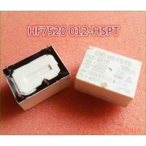 HF7520-012-HSTP 4 16A 250VAC