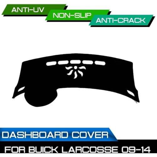 Car Dashboard Mat Anti-dirty Non-slip for Buick Larcosse 2009 2010 2011 2012 2013 2014 Dash Cover Mat UV Protection Shade