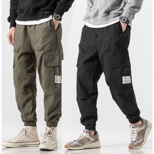 Summer Thin Sports Trousers Men Tactical Boys Jogging Cargo Pants Male Joggers Casual Spring Multi-pocket Mens Clothing 2021
