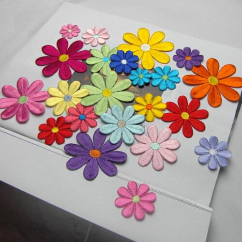 Maxsin new fashion Embroidered Applique Flowers Patch Iron On Sew DIY Craft patches for Clothing Decor accessories