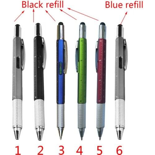 Multi-Functional Tool Tech Ballpoint Pen 6 in 1 Ballpoint Pen, Screwdriver New 2020
