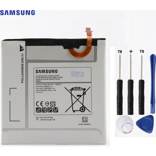 SAMSUNG Original Replacement Battery EB-BT367ABE For Samsung Galaxy Tab A2 S 8.0 T385 T380 2017 Version EB-BT367ABA 5000mAh