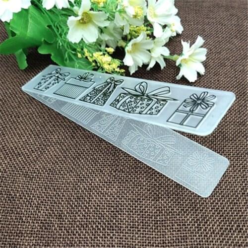 Box Honeycomb geometric Plastic Embossing Folder For Scrapbook DIY Album Card Tool Plastic Template