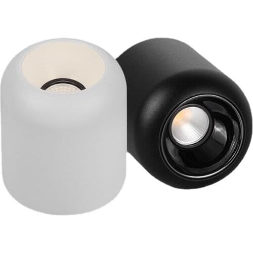 Dimmable Led GU10 Spotlight Clothing Store Background Wall Spotlight 7w 12W Trail Light Surface Mounted Ceiling Spotlight AC 220