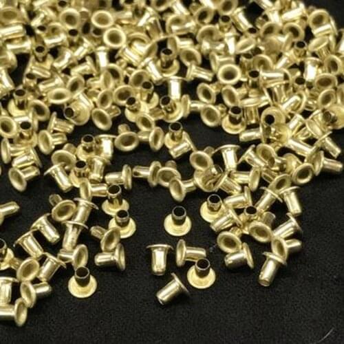 100pcs Mini Metal Eyelet Buttons For Toys Ultra-small Snap Belt Buckle Buttons DIY Doll Bag Shoes Sewing Accessory 1.5/2.0/2.5MM
