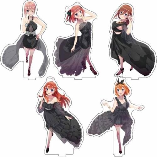 The Quintessentialed Quintuplet Ichika Nino Yotsuba Itsuki Acrylic Stand Figure Desktop Decoration Collection Model Doll Gifts