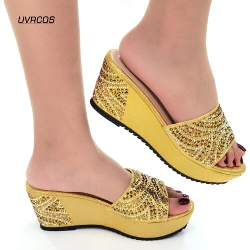 2021 Women Party Pumps Size 38 - 42 Low Heel Shoes Shoes for Wedding Women Rhinestone Women Shoes Luxery Slip on Pumps