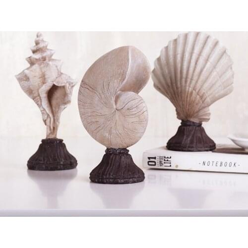 Northern European Style Shell Decoration Home Ornament Creative Living Room Coffee Restaurant Handicraft Equipment Ornaments