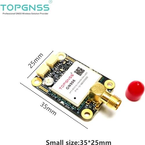 Designed with the ZED-F9P F9 module, the RTK high-precision GNSS receiver can be used as a base station and rove TOPGNSS TOP350