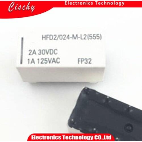 1PCS HFD2/005 -M-L2(555) HFD2/024-M-L2(555) DIP10 HFD2-012 -M-L2(555) HFD2-024-M-L2(555)