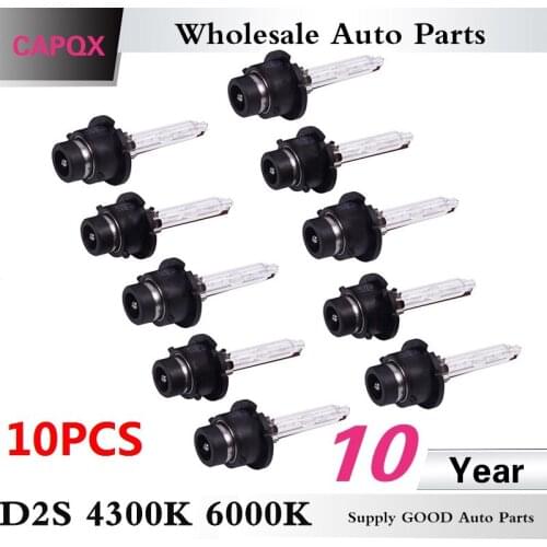 CAPQX 10PCS HID Xenon Bulb D2S 4300K 6000K 90981-20005 90981-20027 For ES300/RX300/RX330/RX350/RX400H/SC430/LX470 CAMRY CELICA
