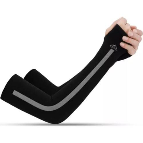 2020 Hot Long Fingerless Cotton Gloves Fashion Clothing Accessories UV Protection Arm Protection Men Women 1 Pair