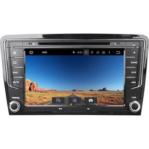 8" 2 Din 8 Core Android 10.0 Car DVD Player For VW Santana 2013- Audio Stereo Radio 1024*600 Car Multimedia Player 4+64G GPS DSP