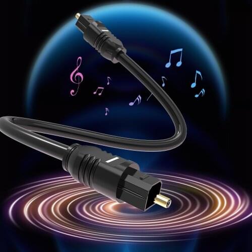 Digital SPDIF Fiber Toslink Optical Audio Cable HIFI 5.1 Coaxial Cable For Amplifier Xbox 360 TV PS4 PS3 Soundbar Fiber Cable