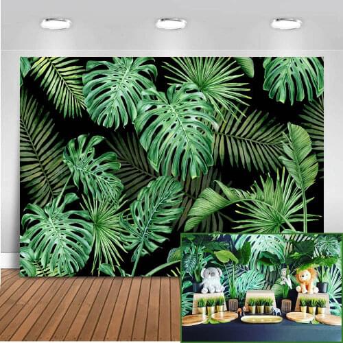Jungle Forest Photography Background Spring Photo Booth Background Studio Safari Party Backdrop Vinyl Photography Backdrops