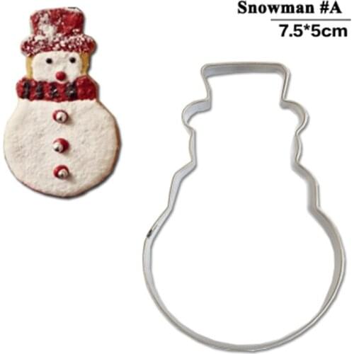 Snowman Cake Stencil Cupcake Decoration Template Mold Cookie Coffee Stencil Fondant Mold Baking Fondant