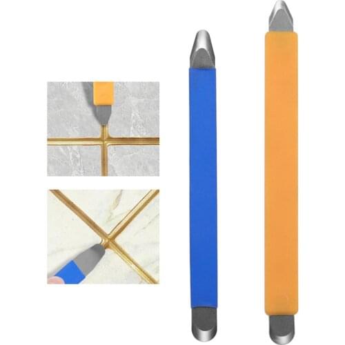 Ceramic Tile Gap Filling Tool Stainless Steel Stick Scraper Pressing The Gap Tile Seam Cleaning Tools Grout Presser
