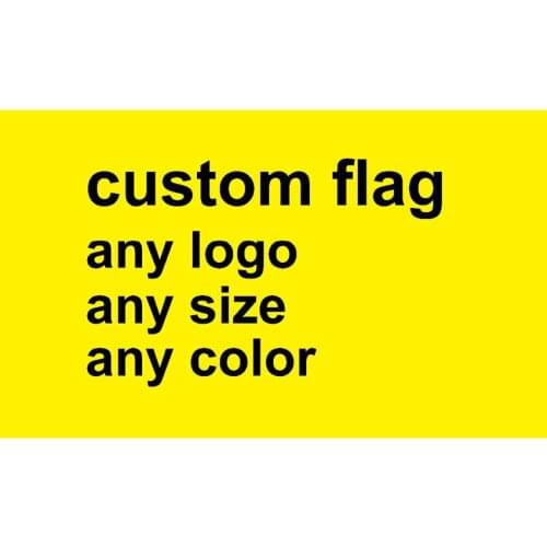 Customize 150x200cm Flag Digital Print Warp Knitting Thicker Better Stronger Double Stitched Hot Selling