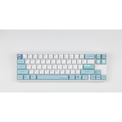 Turtle Theme Keycaps PBT Dye Sublimation Mechanical Keyboard Keycaps Cherry Profile130 Keys