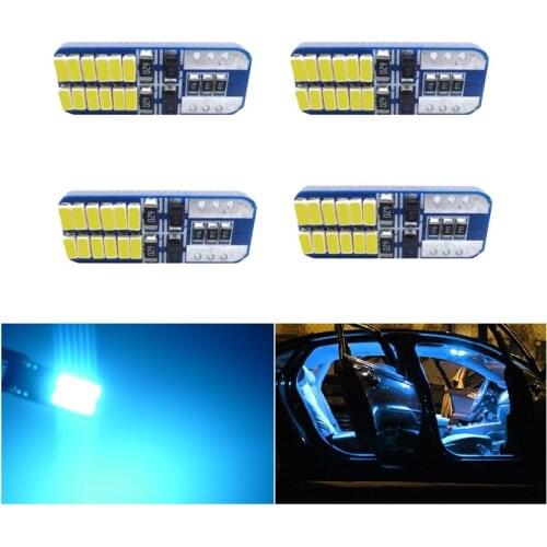 4x W5W T10 LED Canbus Bulb 194 Led Car Interior Lights For Mercedes Benz W203 W205 W211 W221 W124 W163 C E SLK GLK CLS