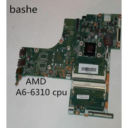 For HP 17-G notebook motherboard integrated graphics card AMD A6-6310 CPU motherboard 100% test free shipping