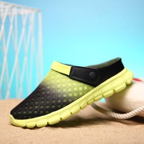 2021 Summer Mens Sandals Breathable Lightweight Casual Womens Shoes Comfortable Hole Shoes Dual-use Couple Outdoor Beach Shoes