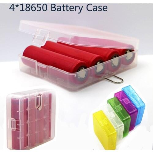 2020 New 1pcs Portable Hard Plastic Battery Case Cover Holder Storage Box for 18650 Batteries power bank case корпус